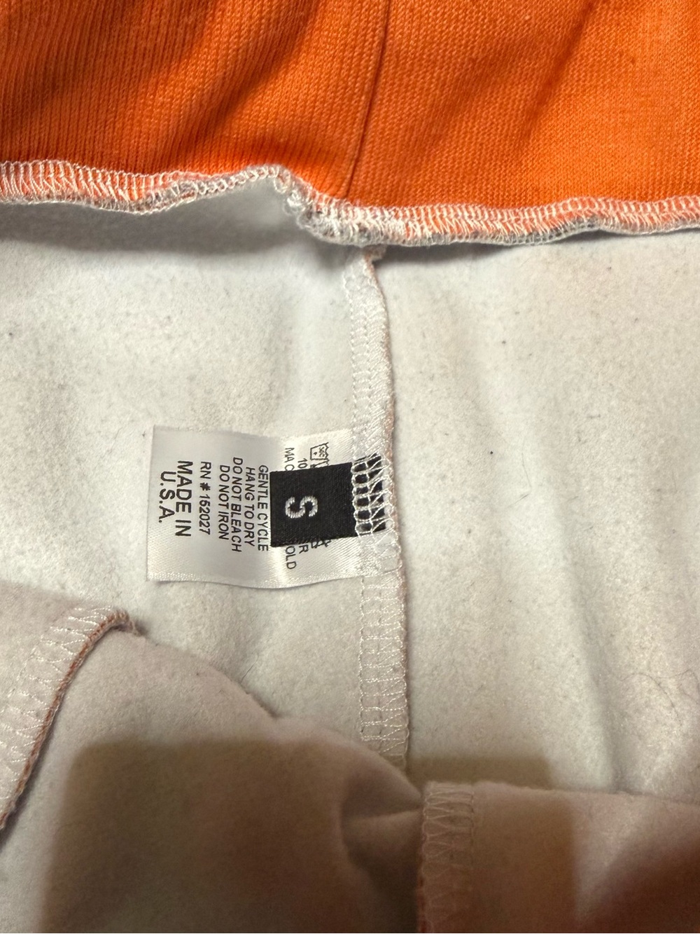 GHUSA Paranormal Investigator Merch Orange Fleece-Lined Crew Sweatshirt - Picture 3 of 3